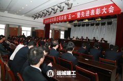 <b>公司召開慶?！拔逡弧濒邉谀Ｏ冗M表彰大會</b>